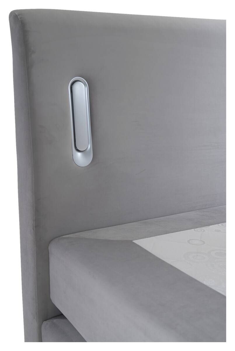 Boxspringbett Lighting grau Liegefläche B/L: ca. 160x200 cm
