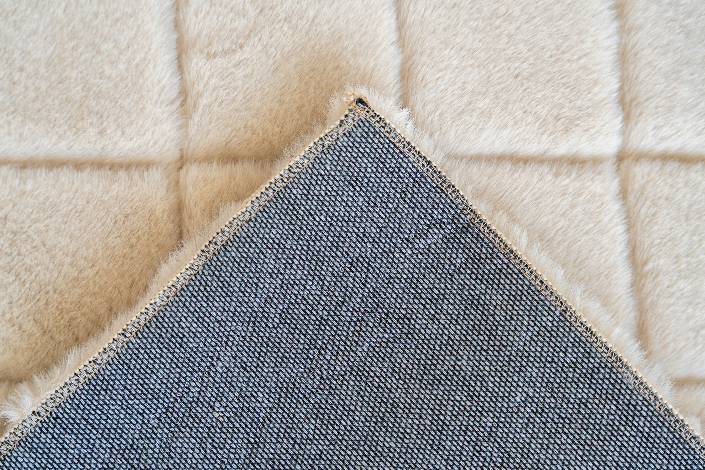 Padiro Hochflorteppich Imala 125 creme B/H/L: ca. 160x3x230 cm