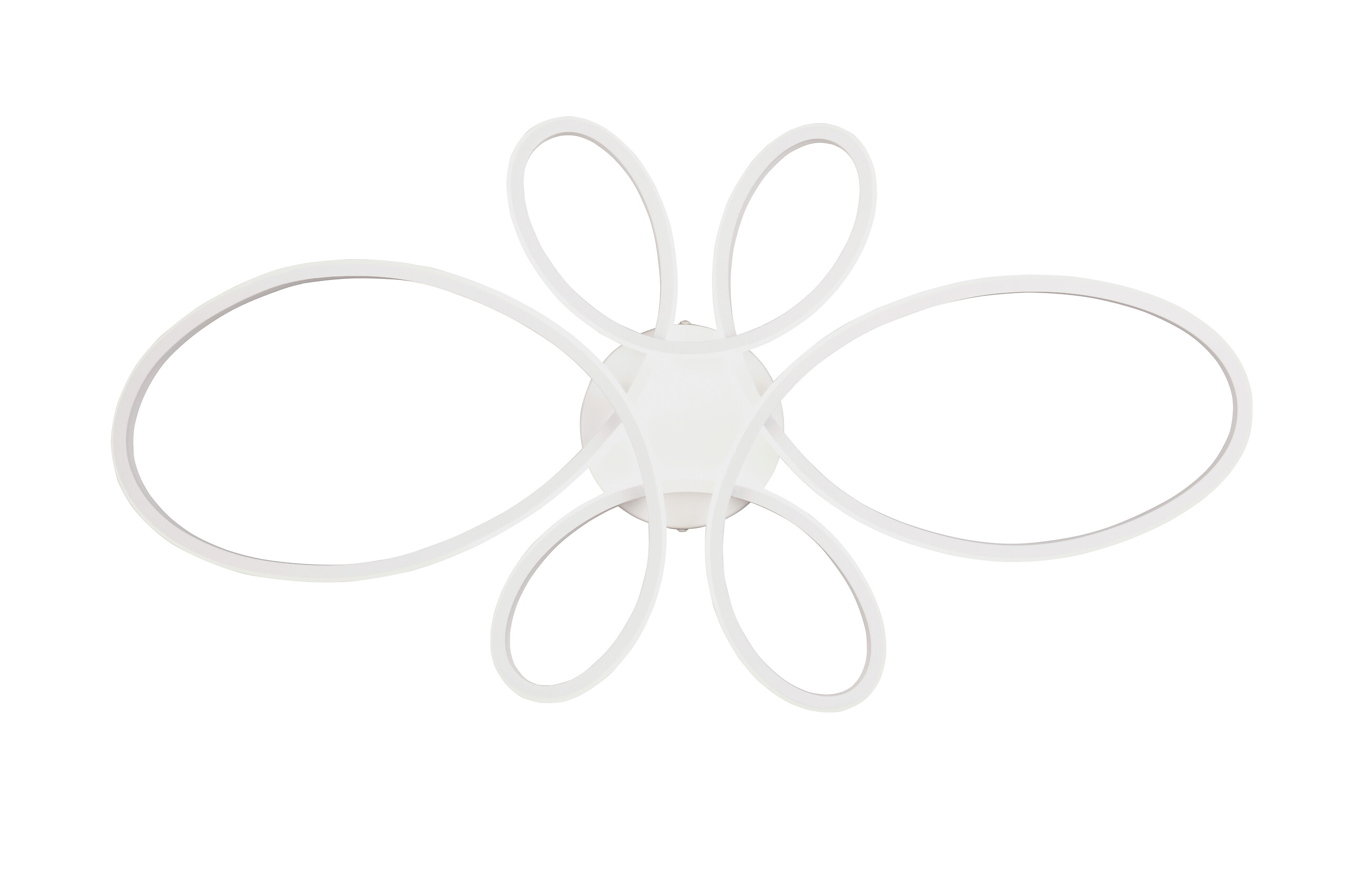 Trio LED-Deckenleuchte Fly weiß Metall B/H/L: ca. 7,5x45,5x83 cm