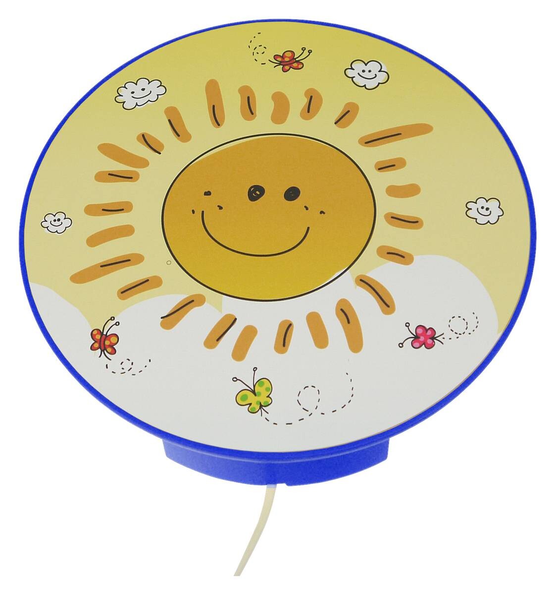 Niermann Kinderwandleuchte Sunny 40688 gelb Kunststoff D: ca. 25 cm E14 1 Brennstellen