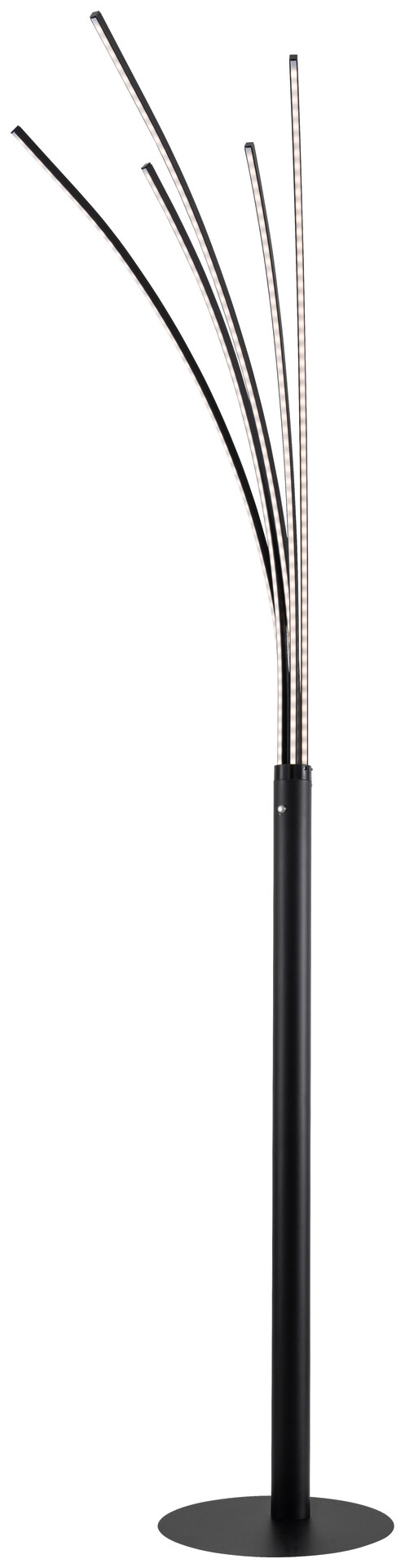 POCOline Stehleuchte Palmier schwarz Alu Metall H: ca. 180 cm 5 Brennstellen