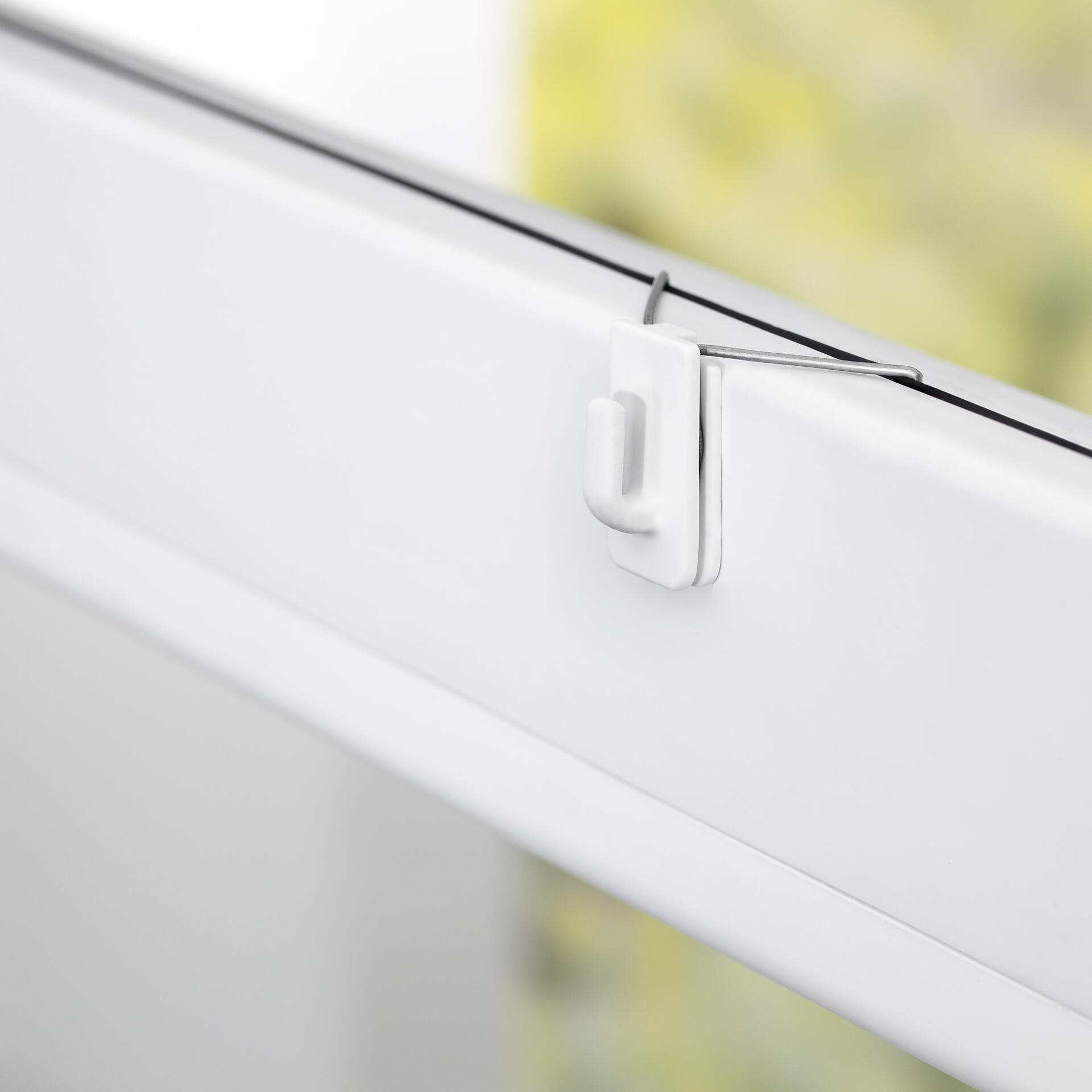 LICHTBLICK Fensterhaken für Dekoration weiß 10 Packstücke