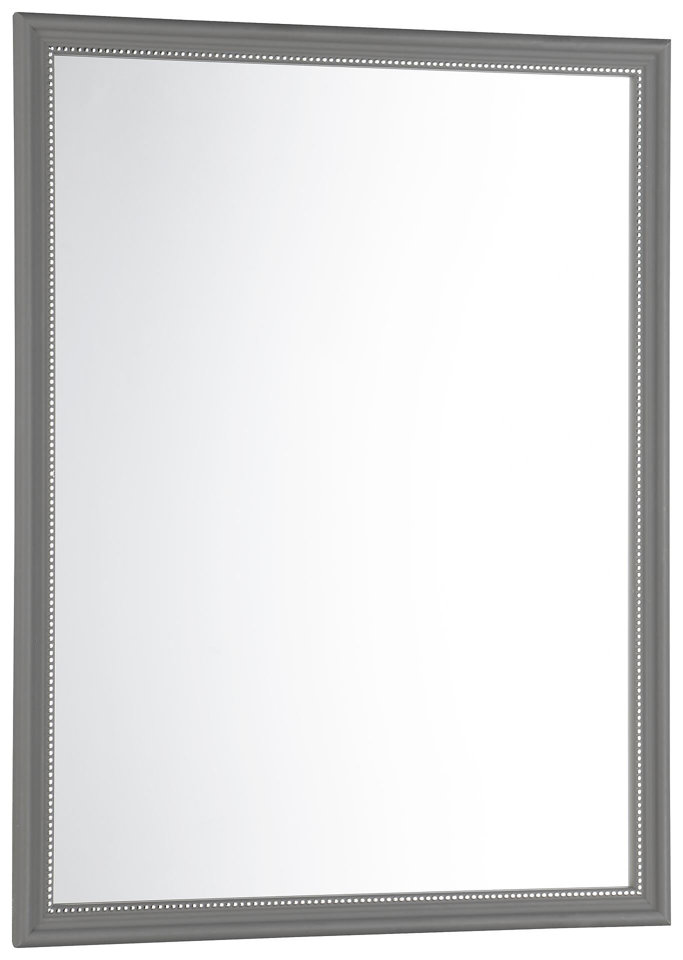 Mirrors&More Rahmenspiegel ELENOR grau silber Optik B/H/T: ca. 34x45x1,5 cm