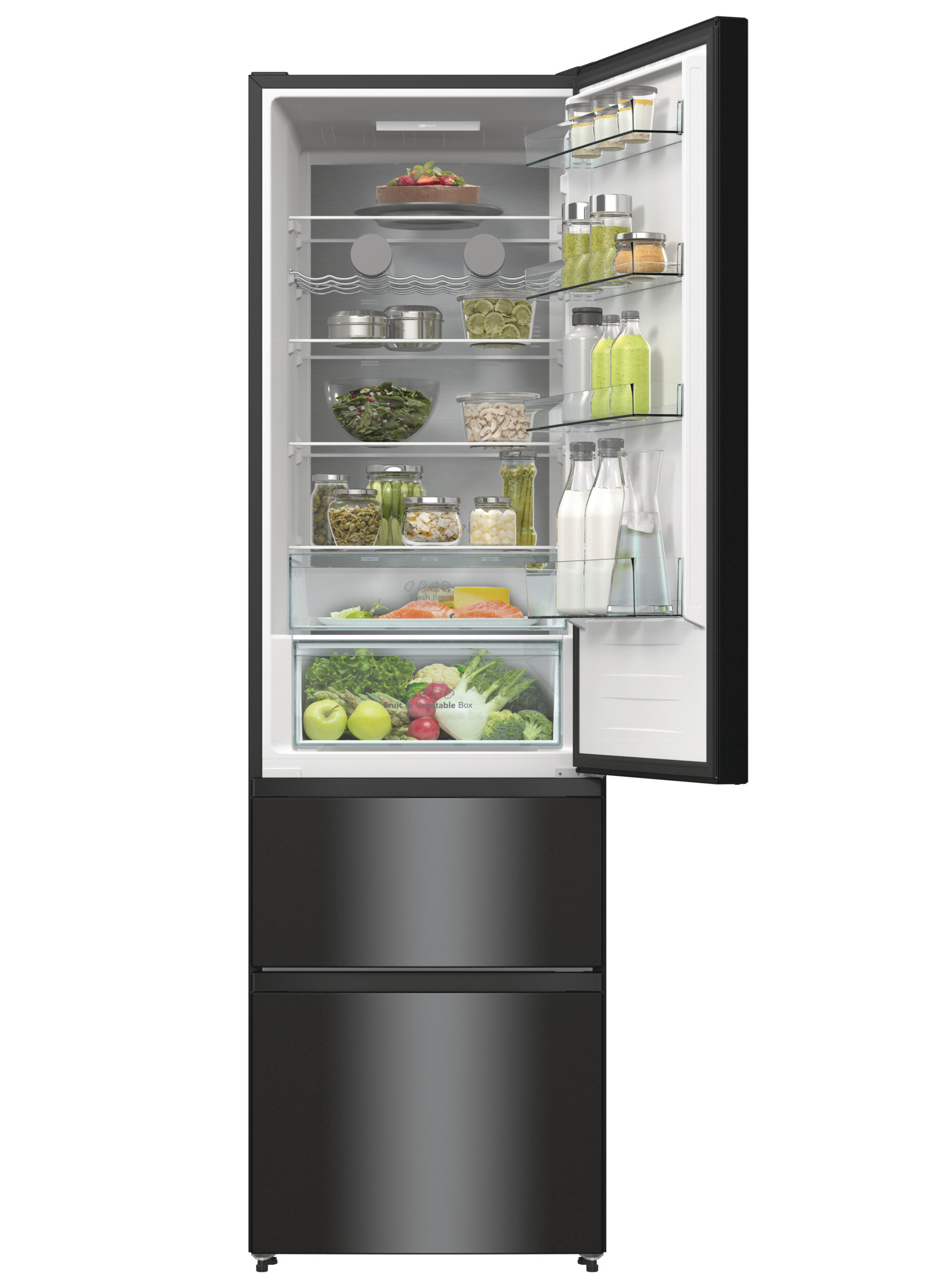 Hisense Kühl-/Gefrierkombination RM469N4AFD1 schwarz