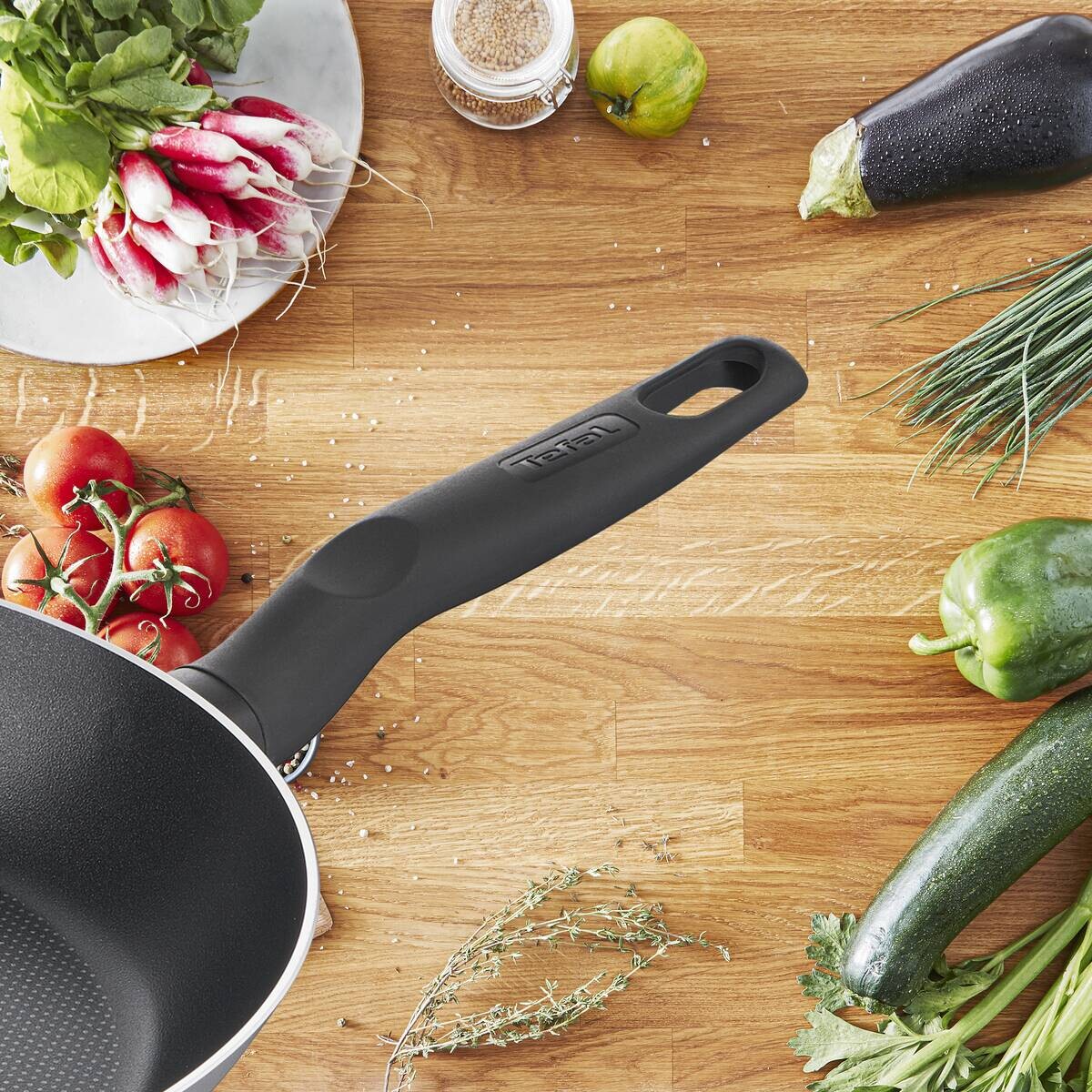 Tefal Pfanne schwarz Aluminium