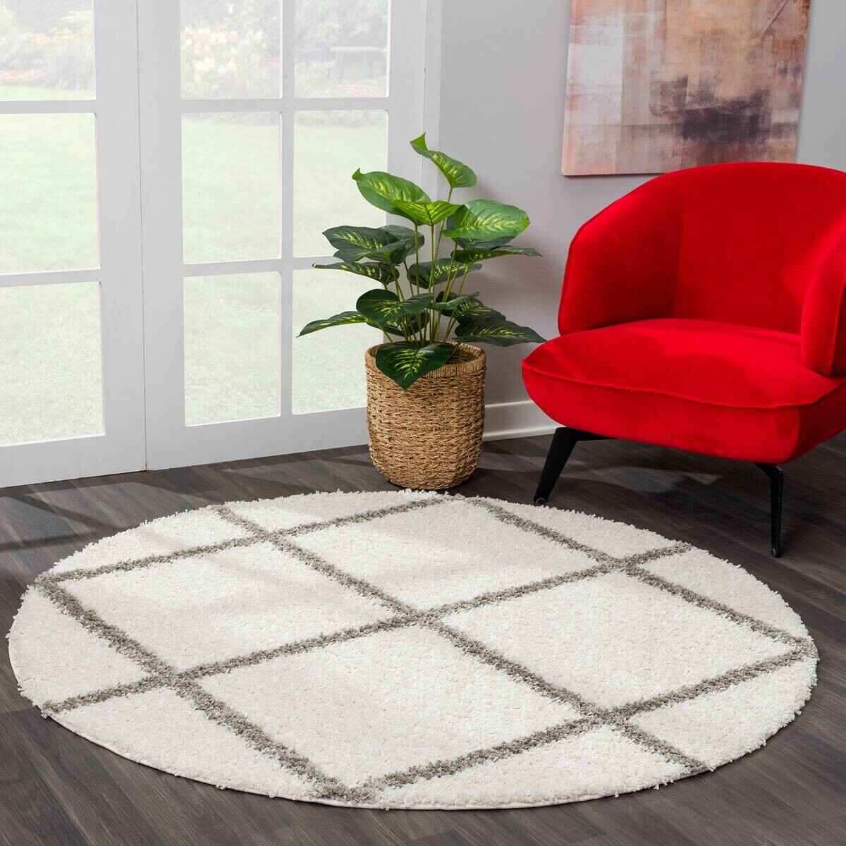 Sanat Hochflorteppich MADRID creme D: ca. 120 cm