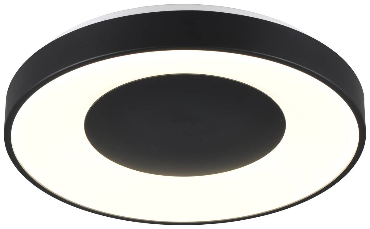 Reality Deckenleuchte Miami schwarz Kunststoff H/D: ca. 7x38,5 cm
