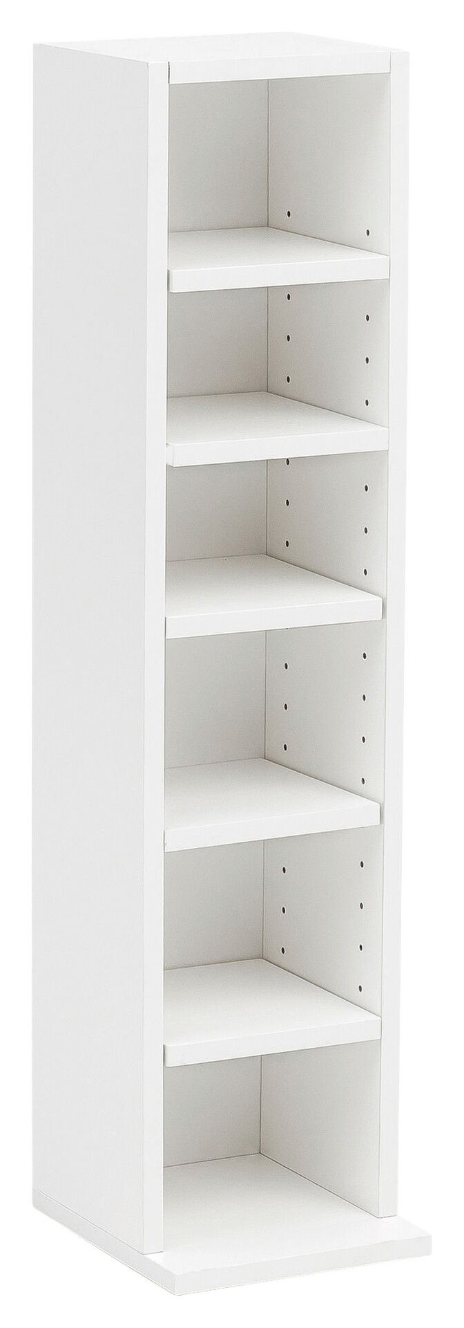 Regal weiß B/H/T: ca. 21x91x25,5 cm