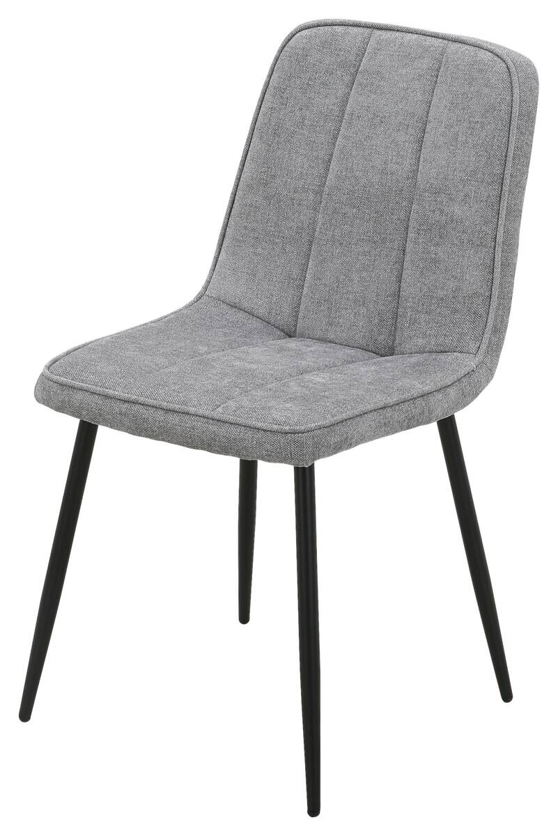 Stuhl KIM grau Webstoff B/T: ca. 45x87 cm