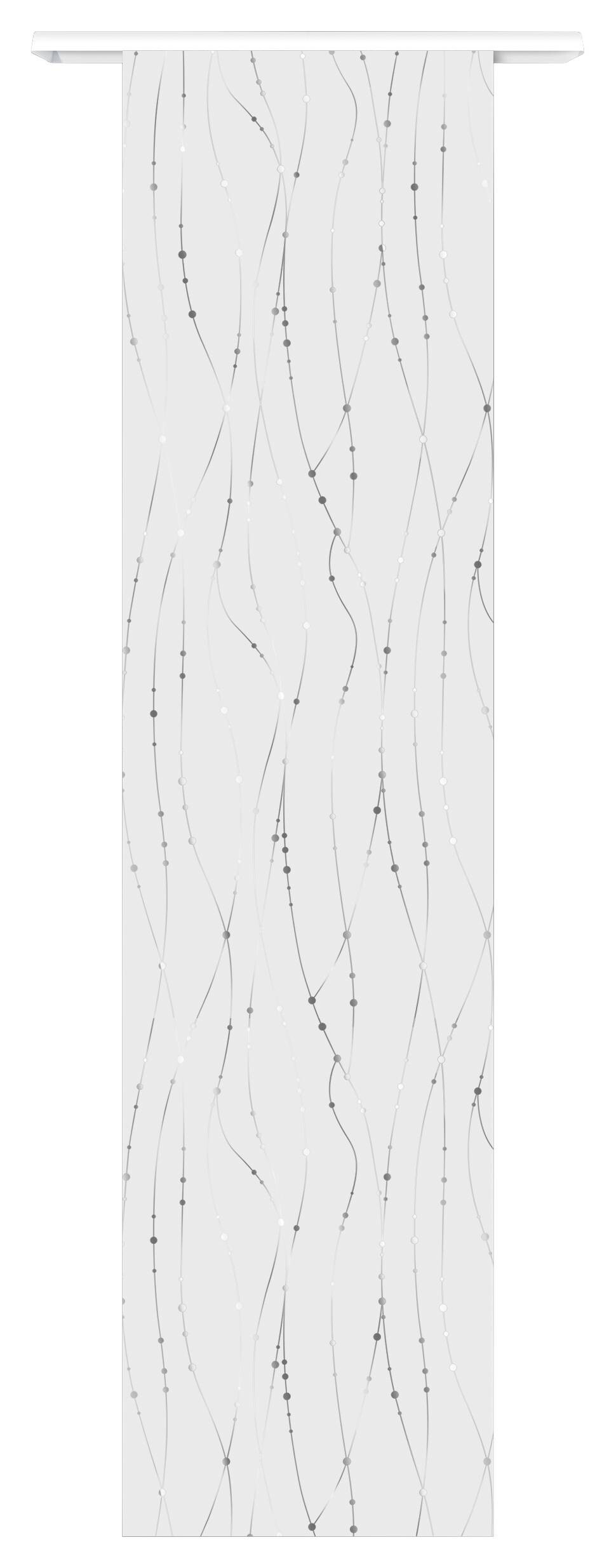 Schiebevorhang New Point weiß B/L: ca. 60x245 cm