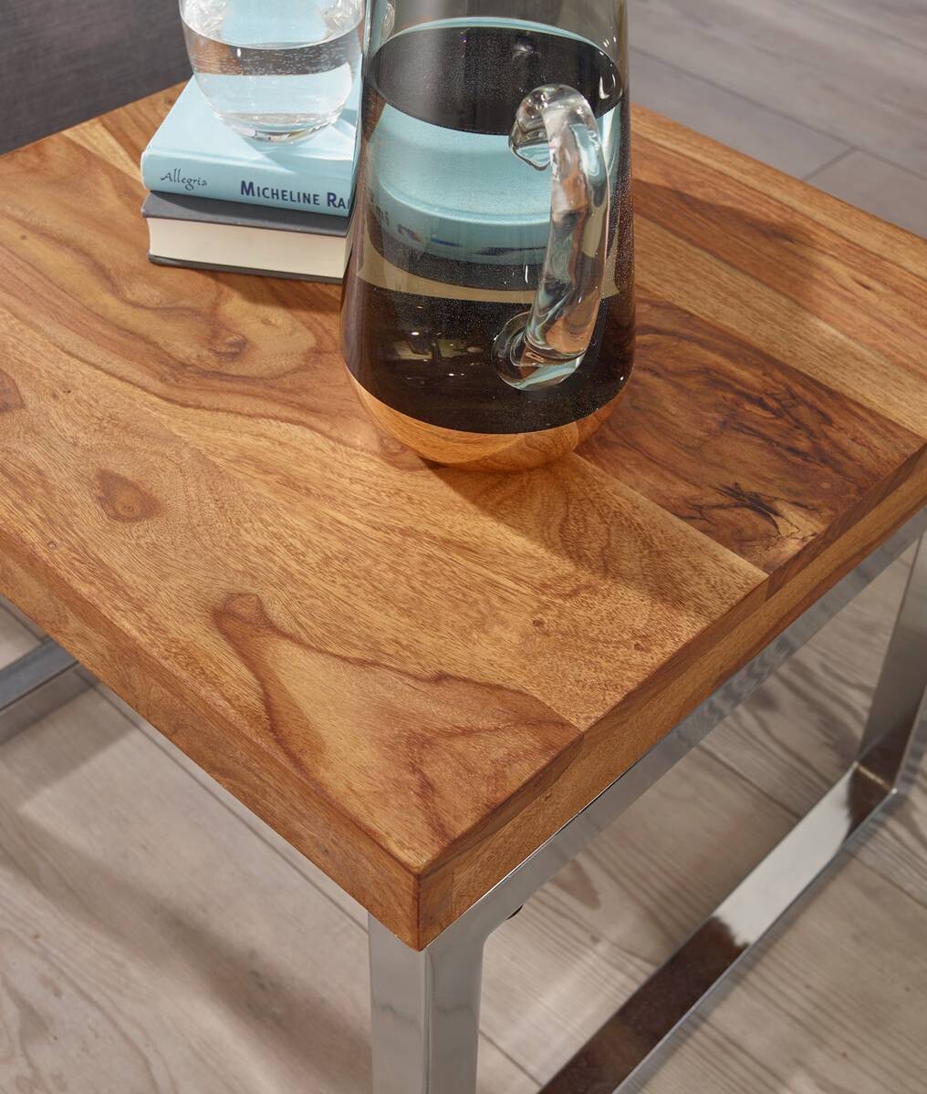 Beistelltisch rosenholz Holz B/H/T: ca. 45x40x45 cm