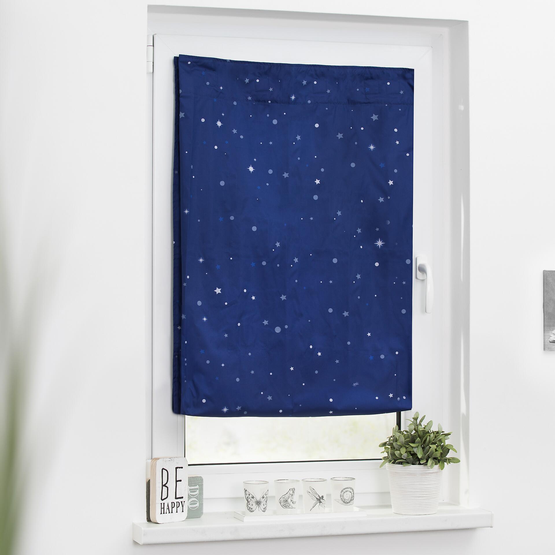 LICHTBLICK Verdunklungsvorhang blau B/L: ca. 130x200 cm