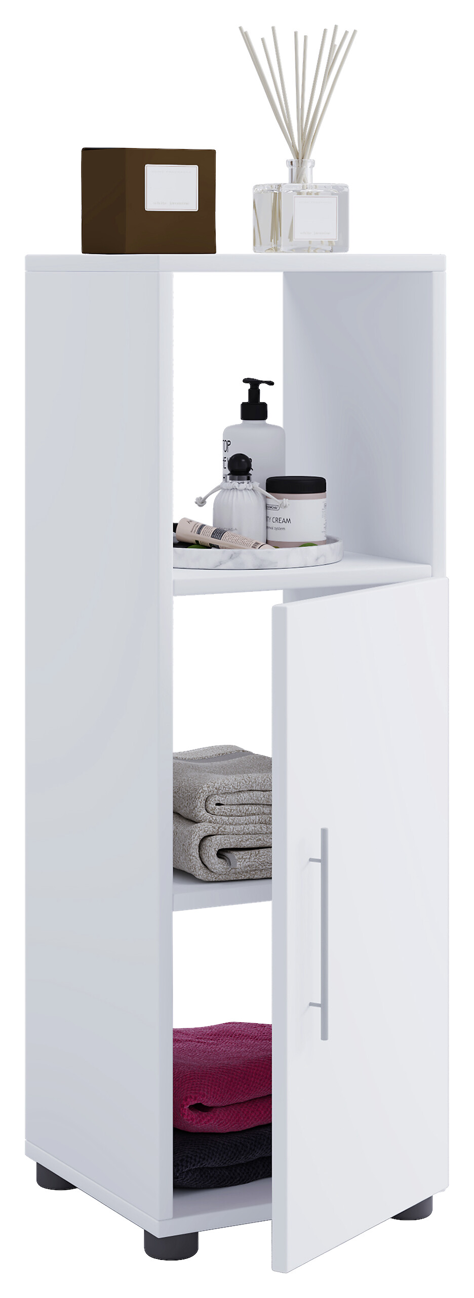 Midischrank Flandu weiß B/H/T: ca. 31x93x32 cm