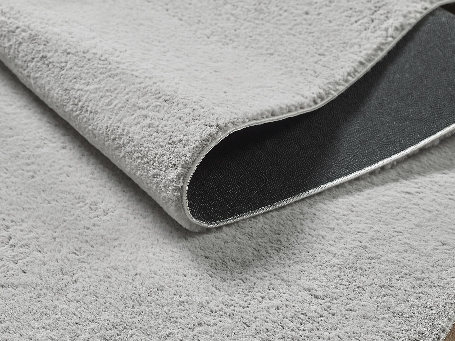 Teppich Cozy grau B/H/L: ca. 80x12x300 cm