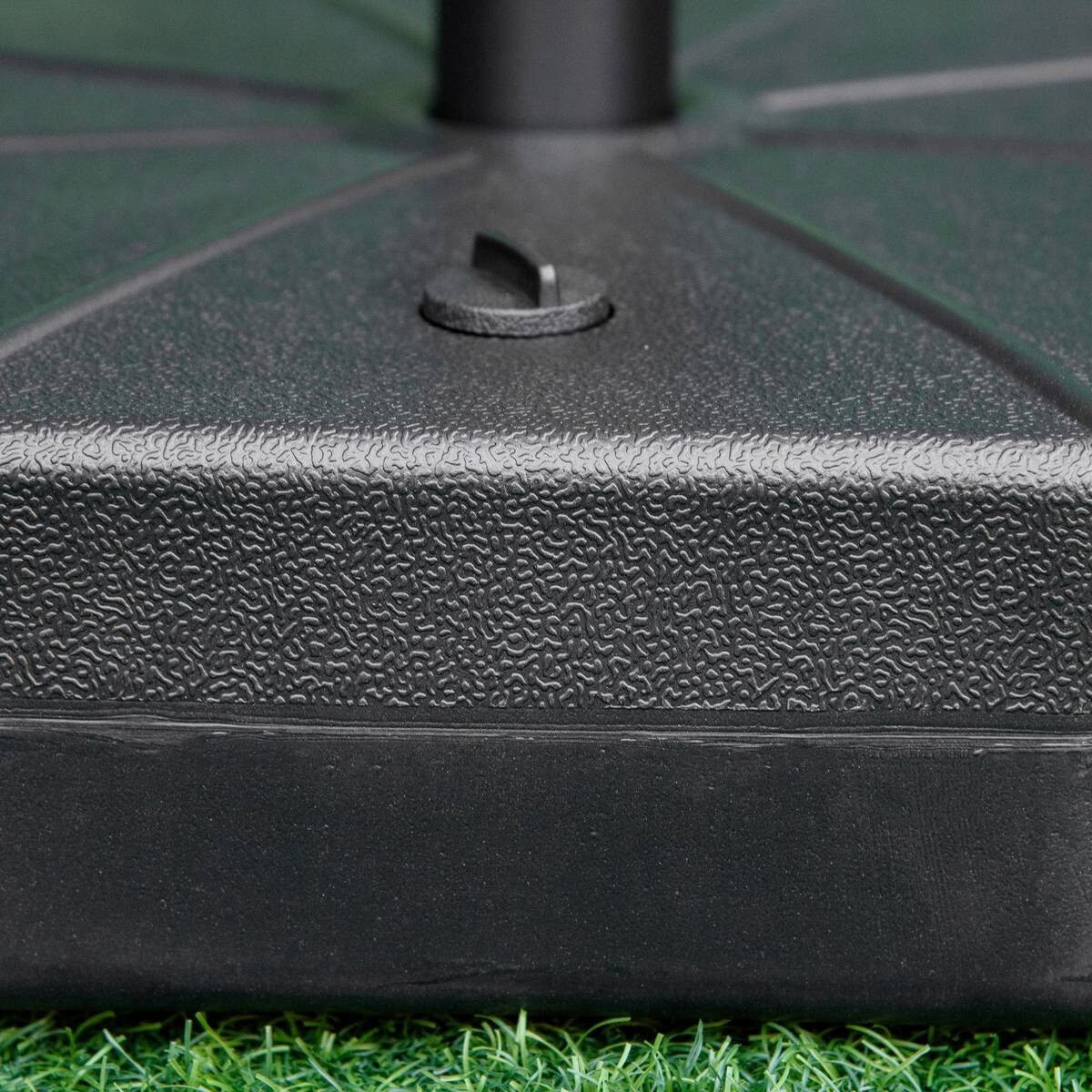 Outsunny Sonnenschirmständer schwarz Polyethylen B/H/L: ca. 60x36x60 cm