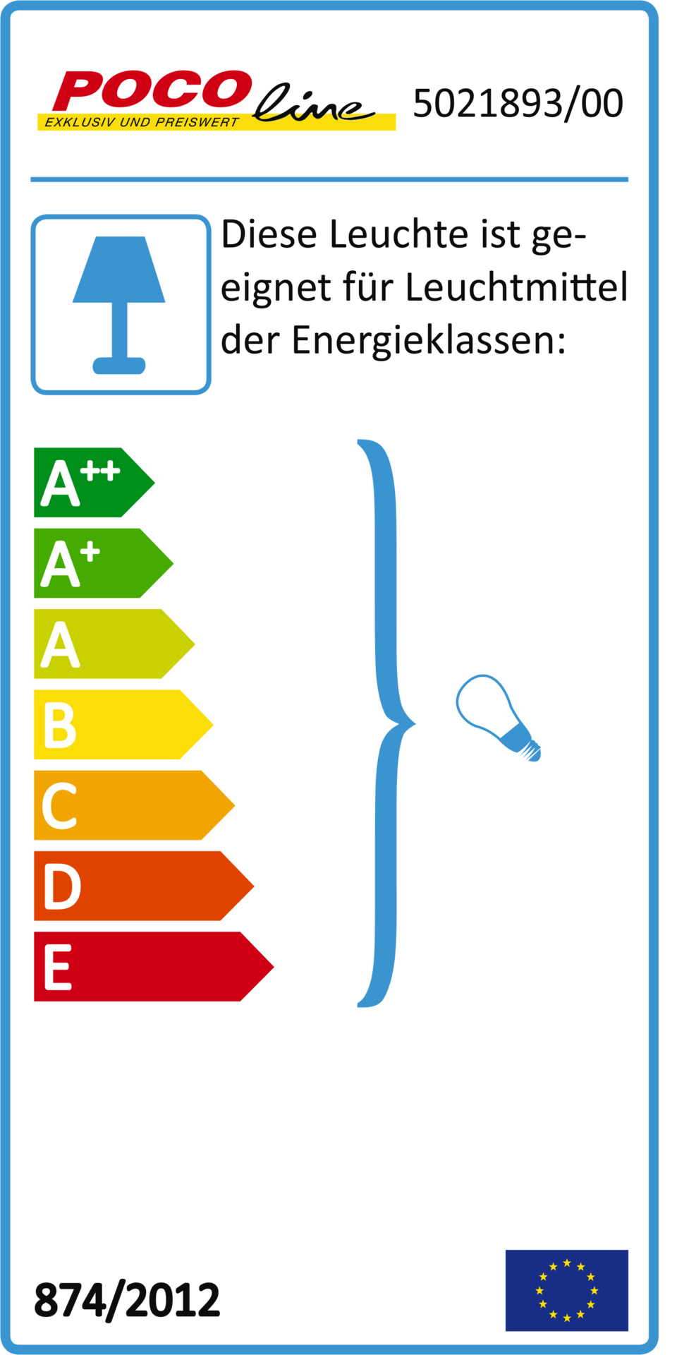 POCOline Wandleuchte Wall Satiniert weiß Glas B/H/L: ca. 12x24x10 cm E27 1 Brennstellen