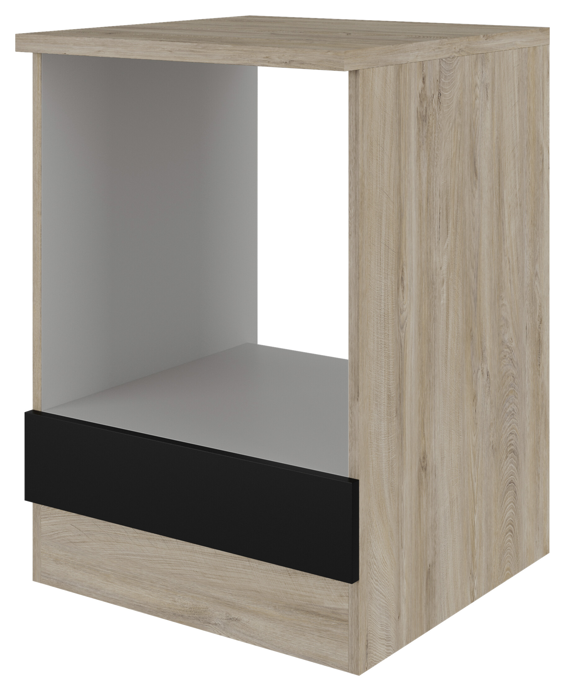 Herdumbauschrank Capri schwarz matt B/H/T: ca. 60x85x60 cm Herdumbauschrank Capri schwarz matt B/H/T: ca. 60x85x60 cm