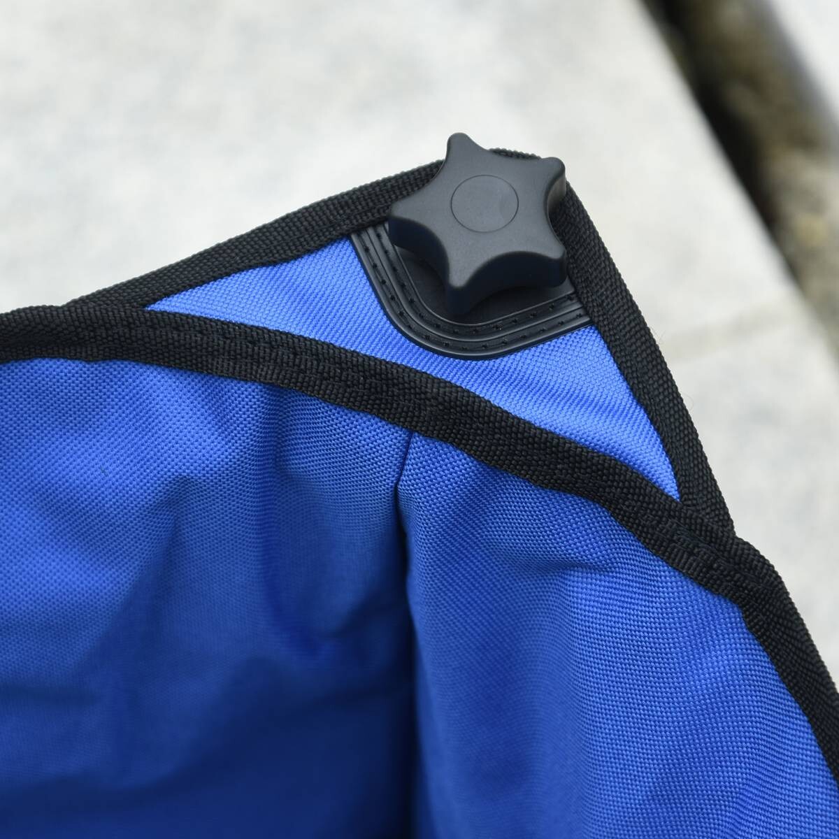 Outsunny Bollerwagen faltbar dunkelblau Stahl B/H/L: ca. 51x92x107 cm