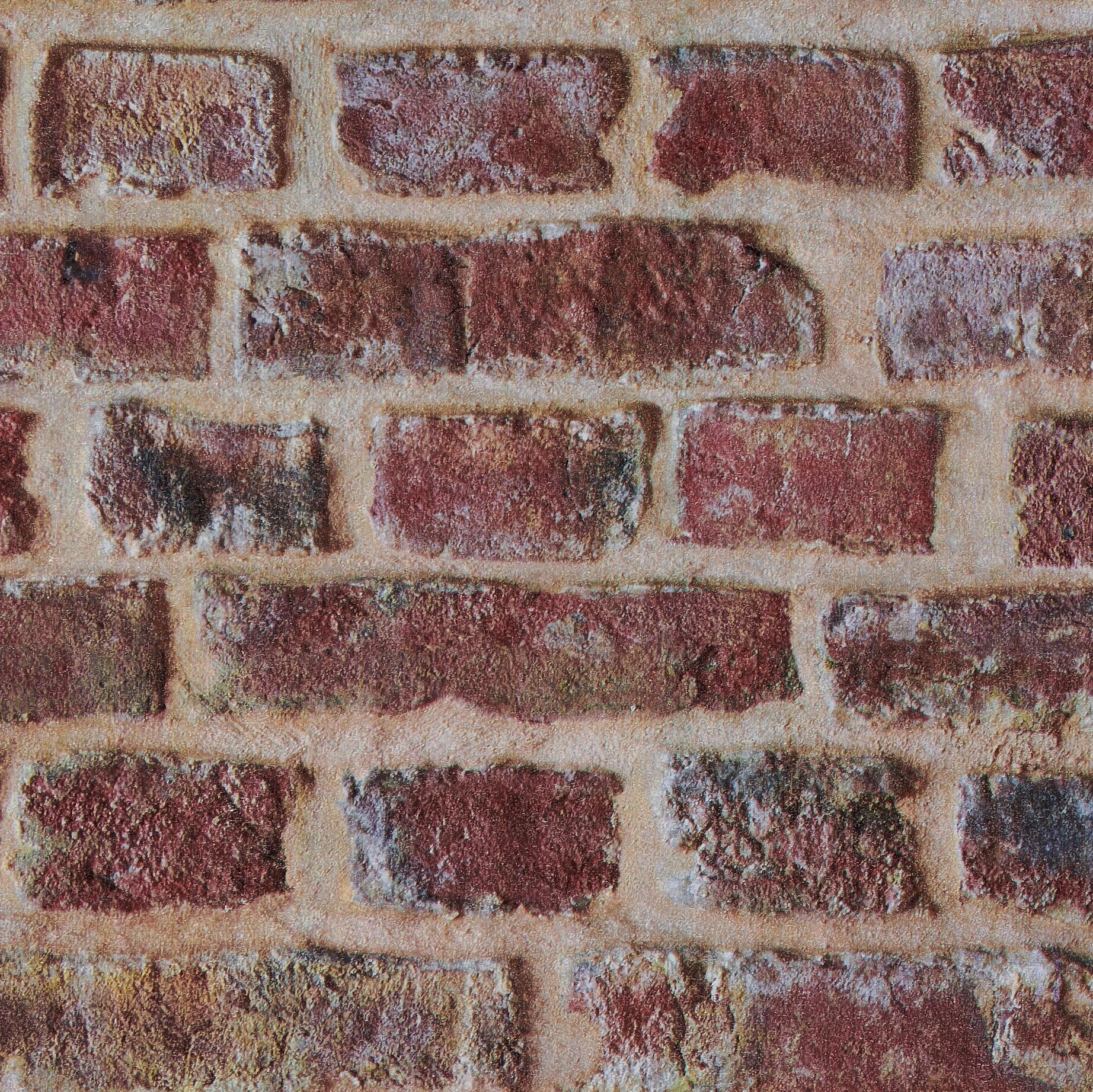 Vliestapete rot B/L: ca. 53x1005 cm