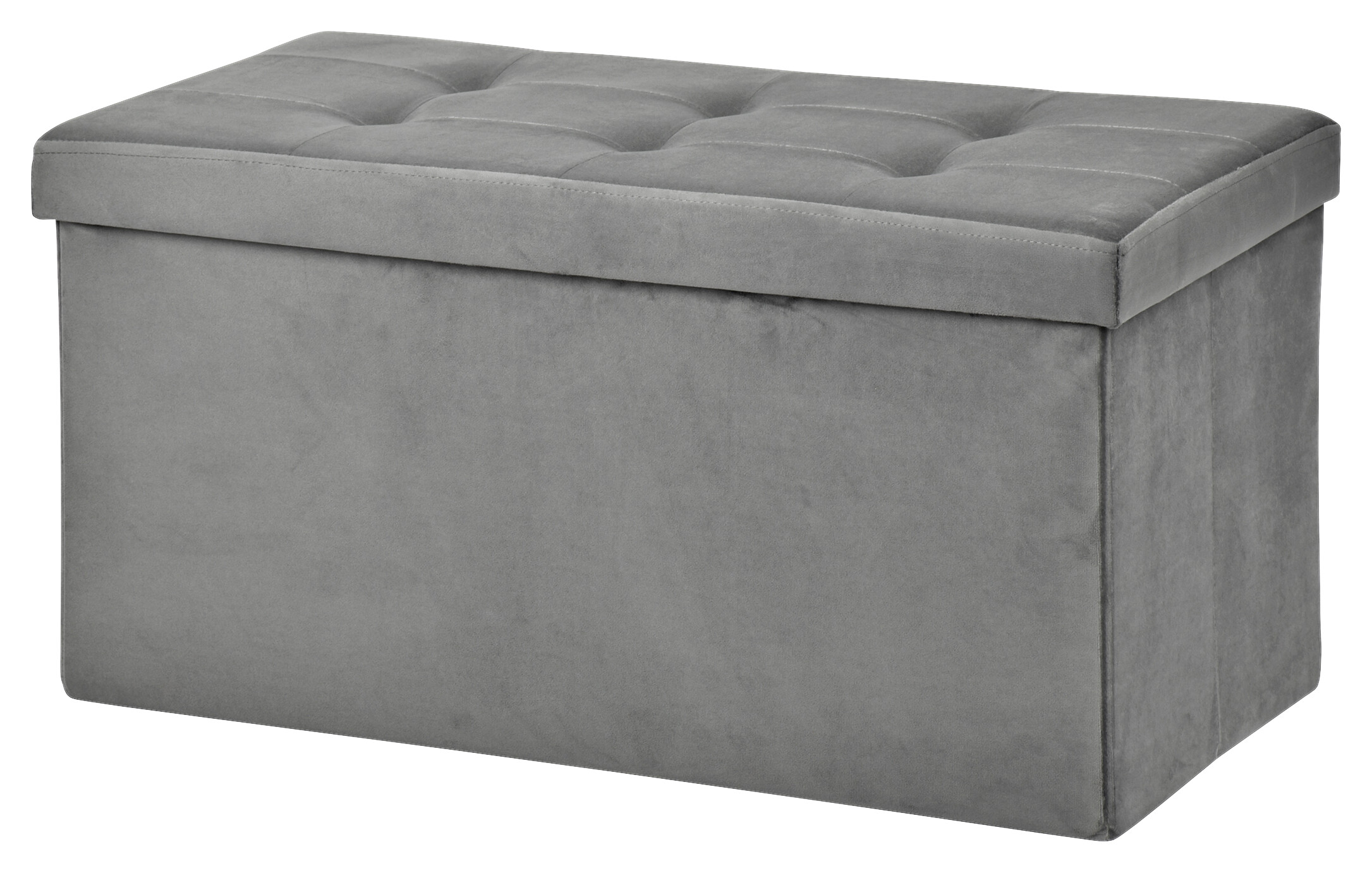 POCOline Sitzbank grau B/H/L: ca. 38x38x76 cm