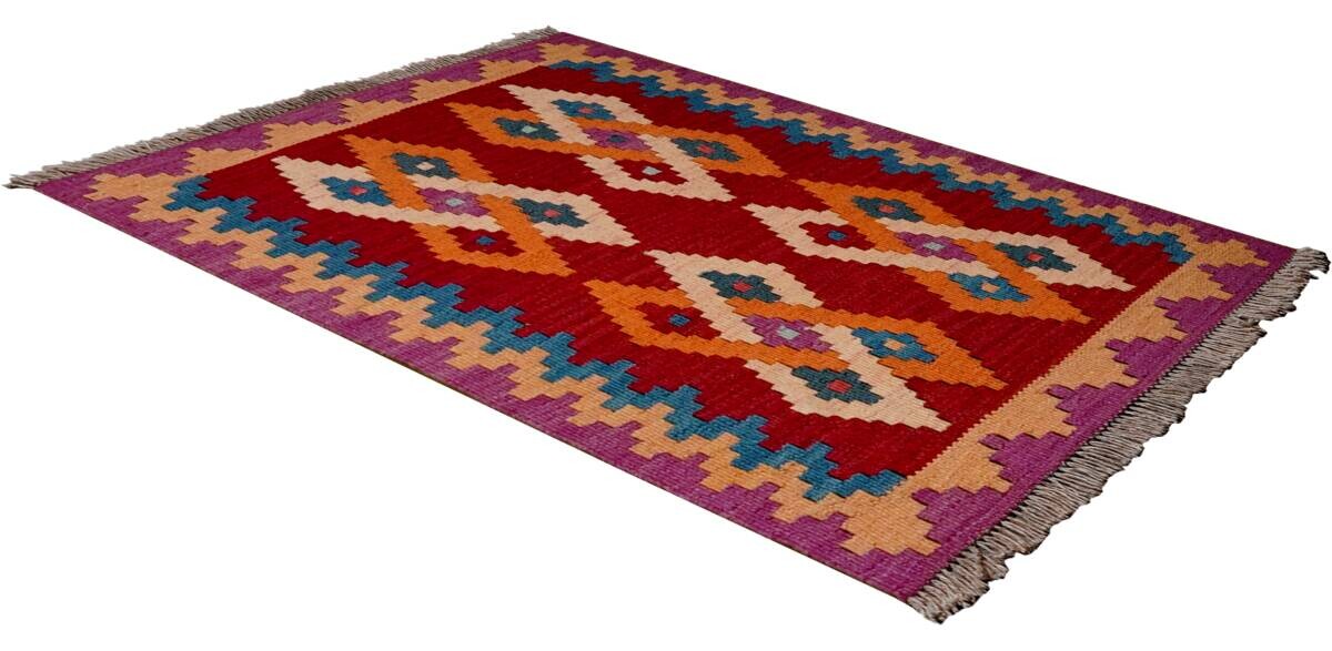 PersaTepp Teppich Kelim Gashgai bunt B/H/L: ca. 63x1x89 cm