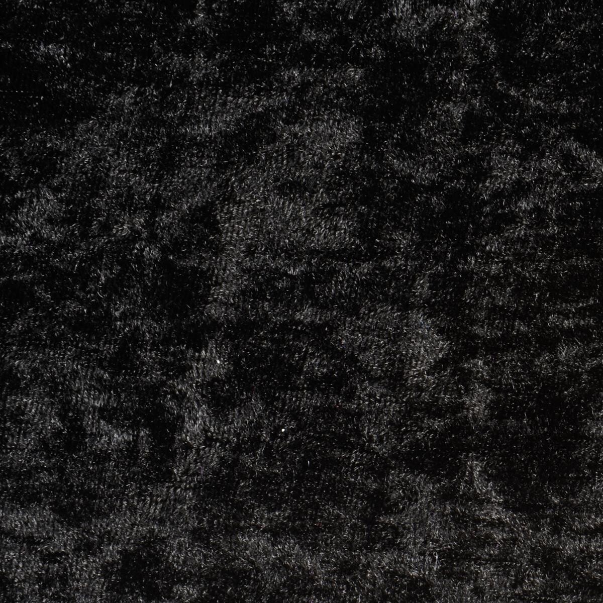 Dekostoff Pannesamt schwarz B: ca. 150 cm