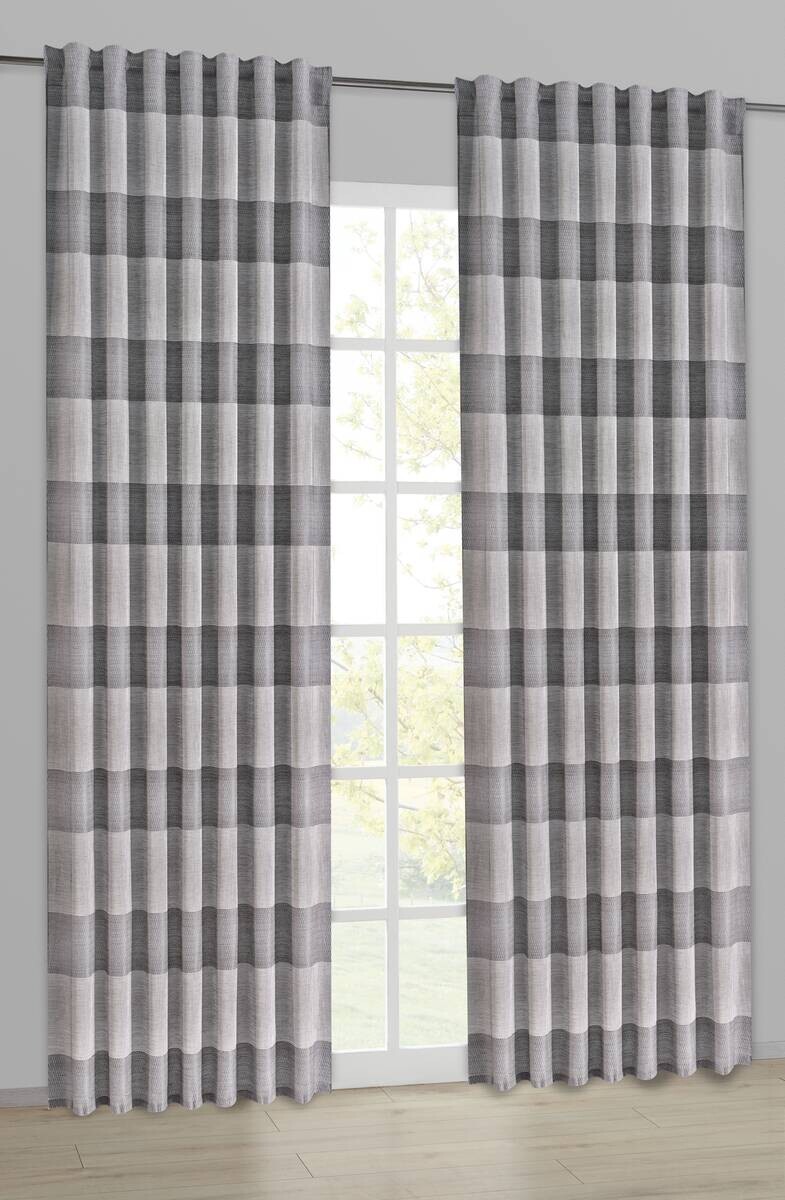 POCOline Kombivorhang Andrea grau B/H: ca. 140x245 cm