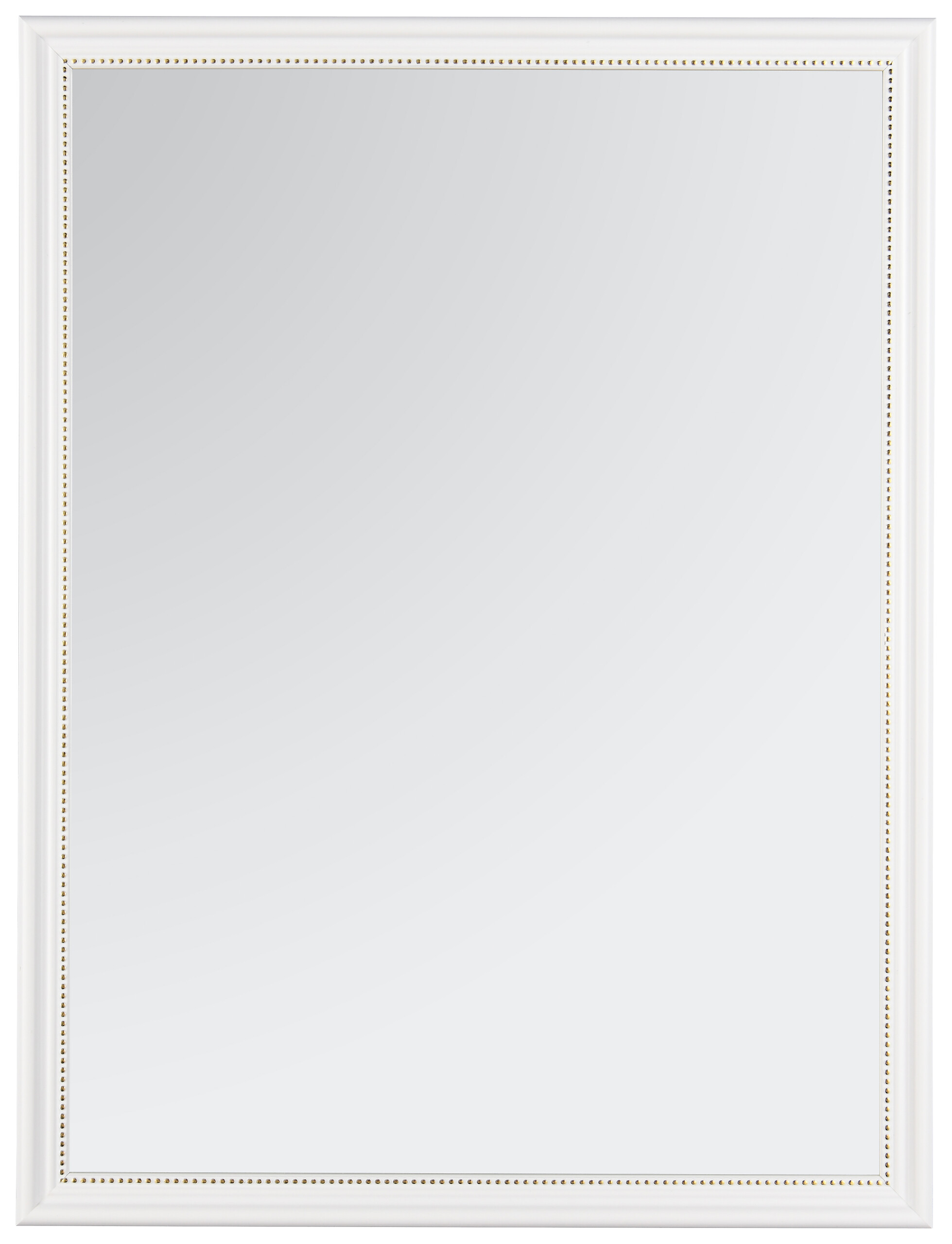 Mirrors&More Rahmenspiegel ELENOR weiß gold Optik B/H/T: ca. 34x45x1,5 cm