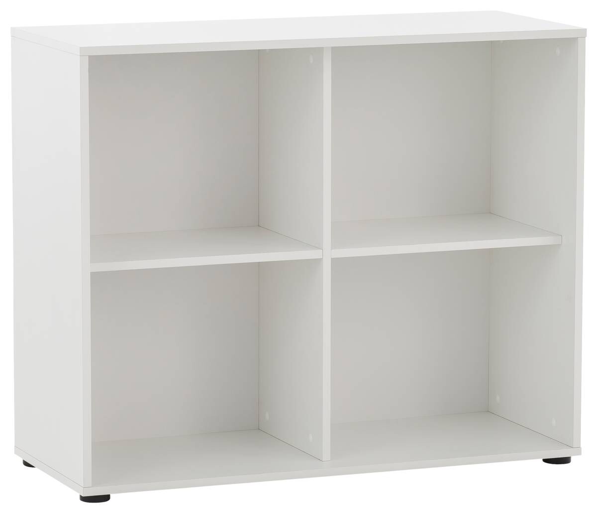 Regal Serie 400 perlweiß Optik B/H/T: ca. 100x83,6x41 cm