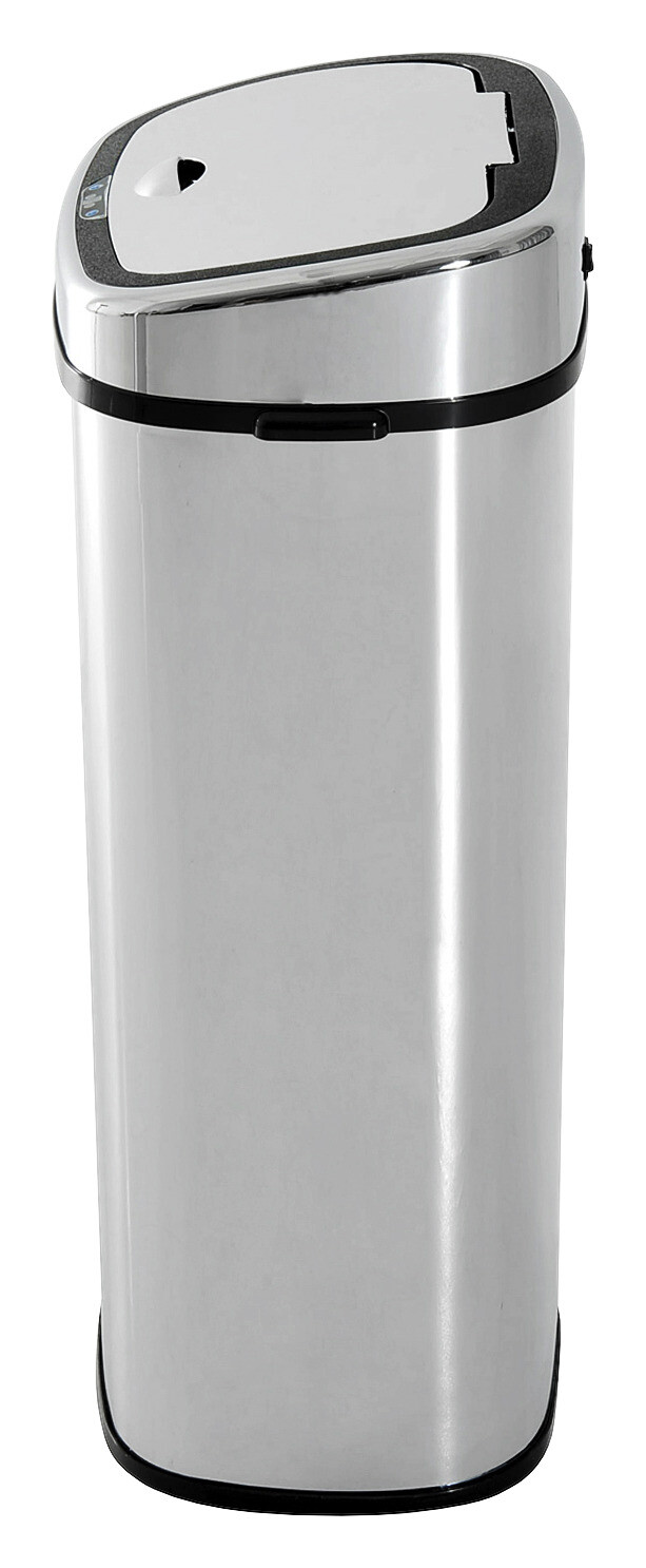 HOMCOM Mülleimer mit Sensor silber B/H/L: ca. 29,5x78x40,5 cm