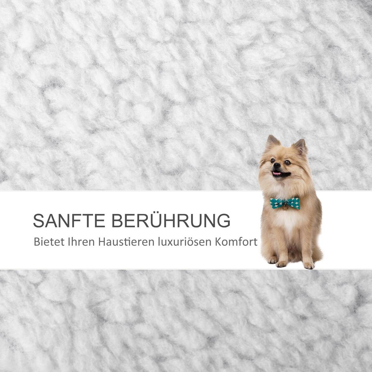 PawHut Haustiertreppe weiß Spanplatte B/H/L: ca. 40x48x45 cm