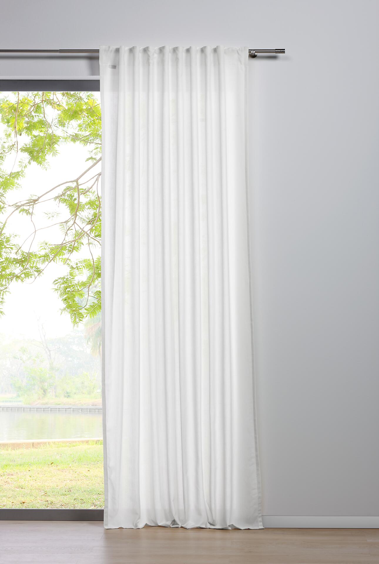 Kombivorhang 2er Pack Mood weiß B/L: ca. 135x245 cm