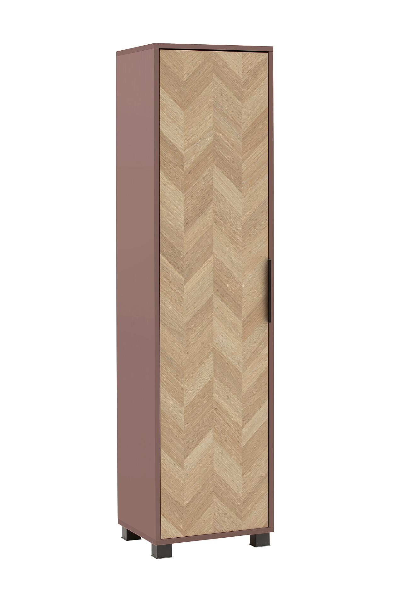 Hochschrank Piazza mauve B/H/T: ca. 40,3x157,8x33,05 cm