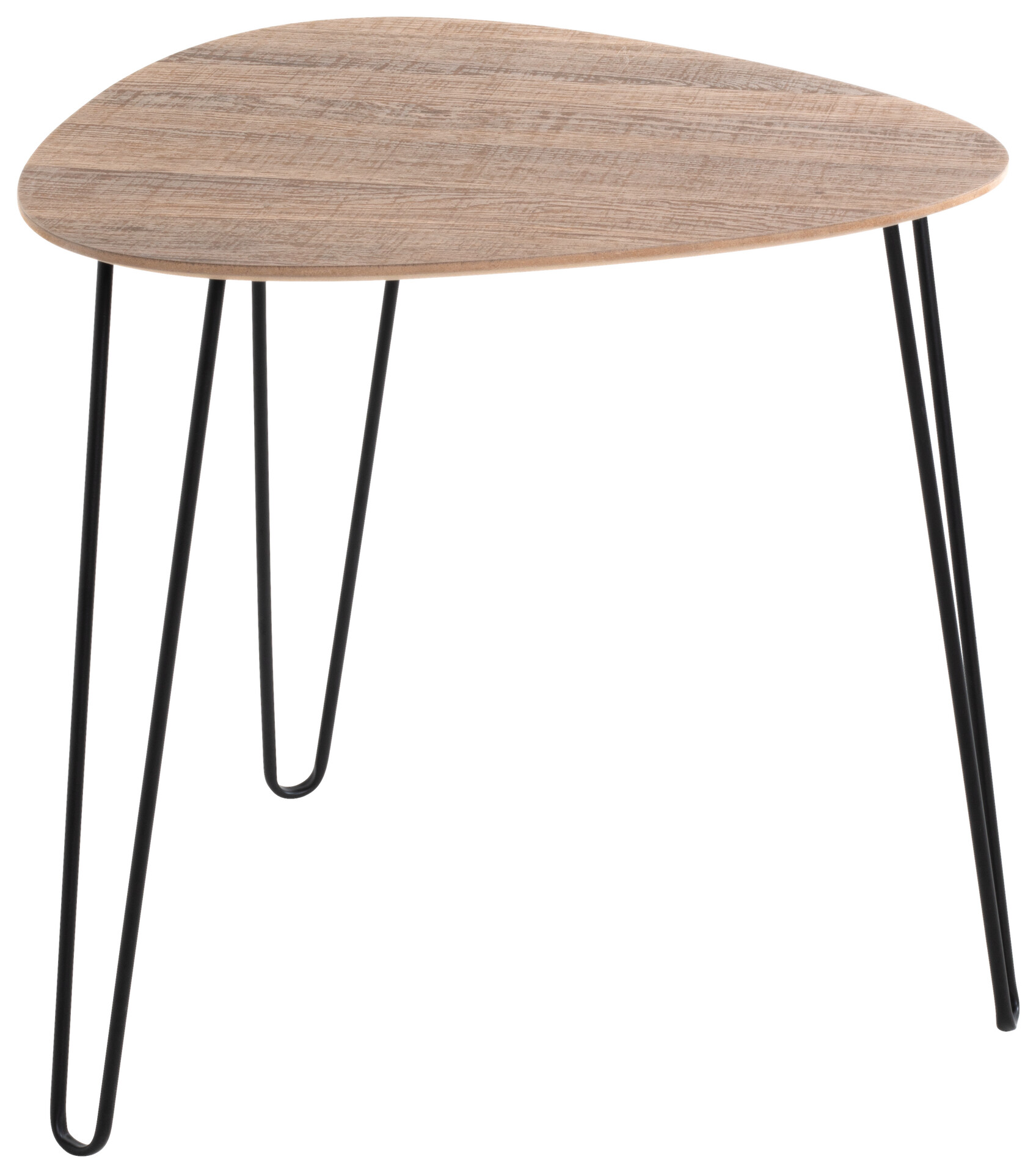 Beistelltisch  Eiche Nachbildung schwarz B/H/T: ca. 40x40x43 cm