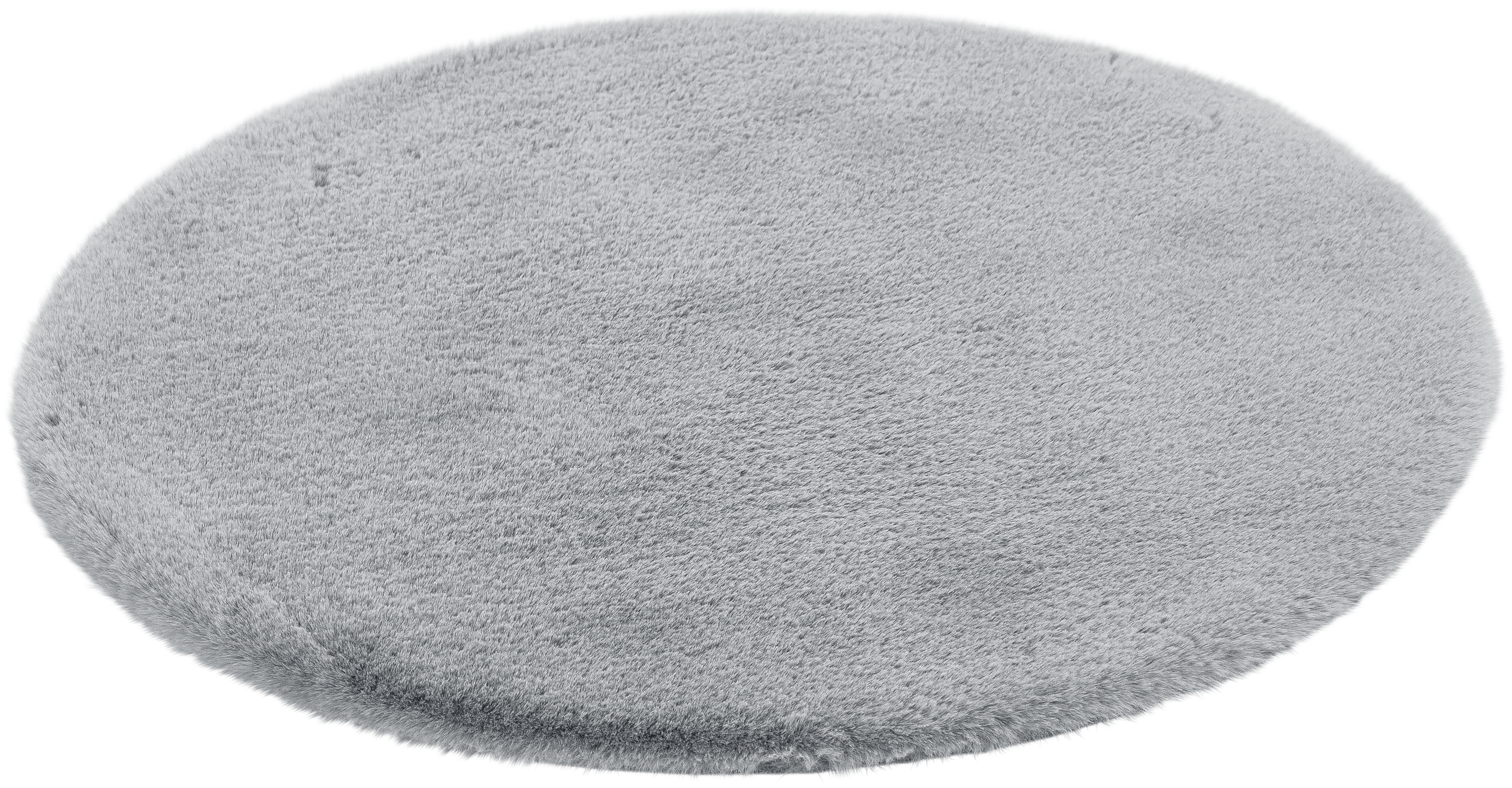 Teppich Softy hellgrau D: ca. 80 cm