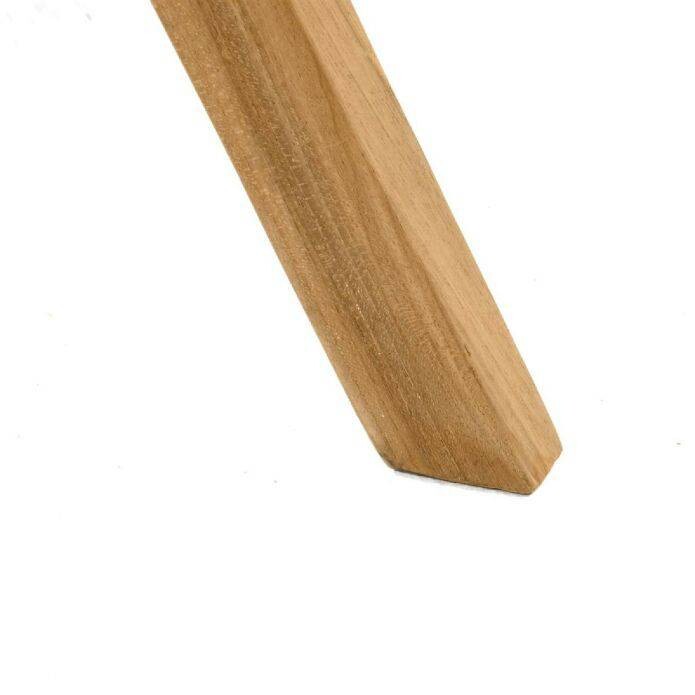 VCM Balkontisch braun Teakholz H/D: ca. 75x60 cm