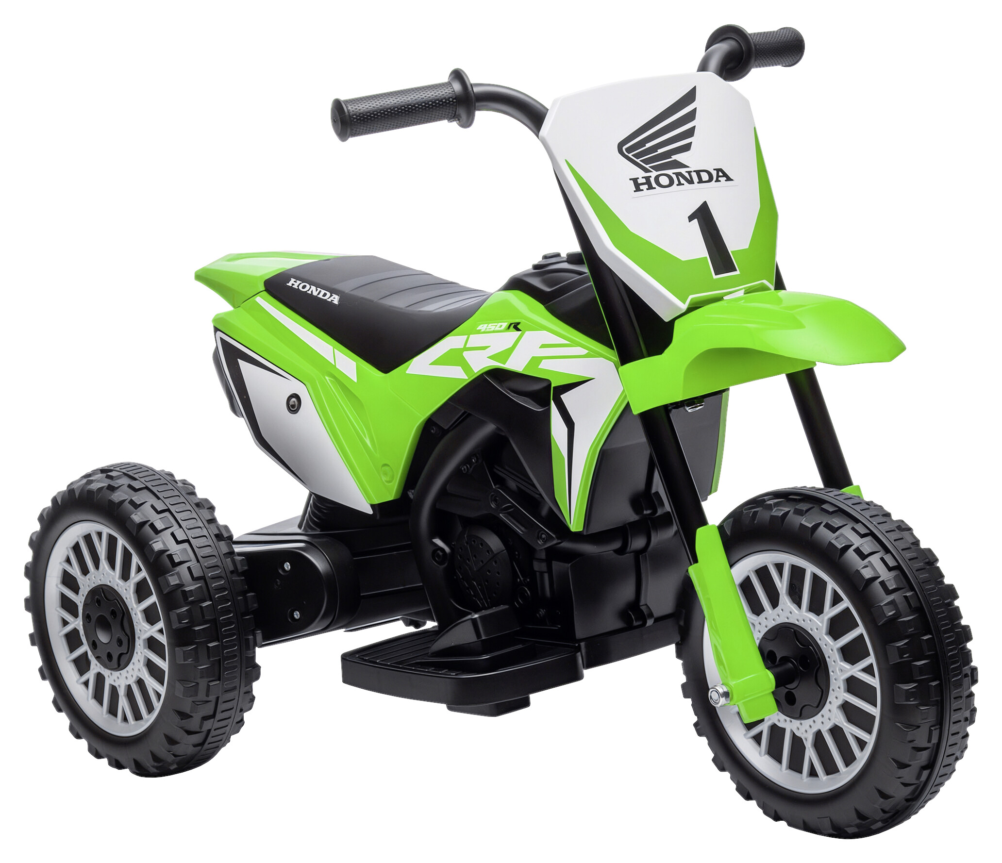 HOMCOM Kinder-Elektromotorrad grün B/H/L: ca. 40,5x43,5x71 cm