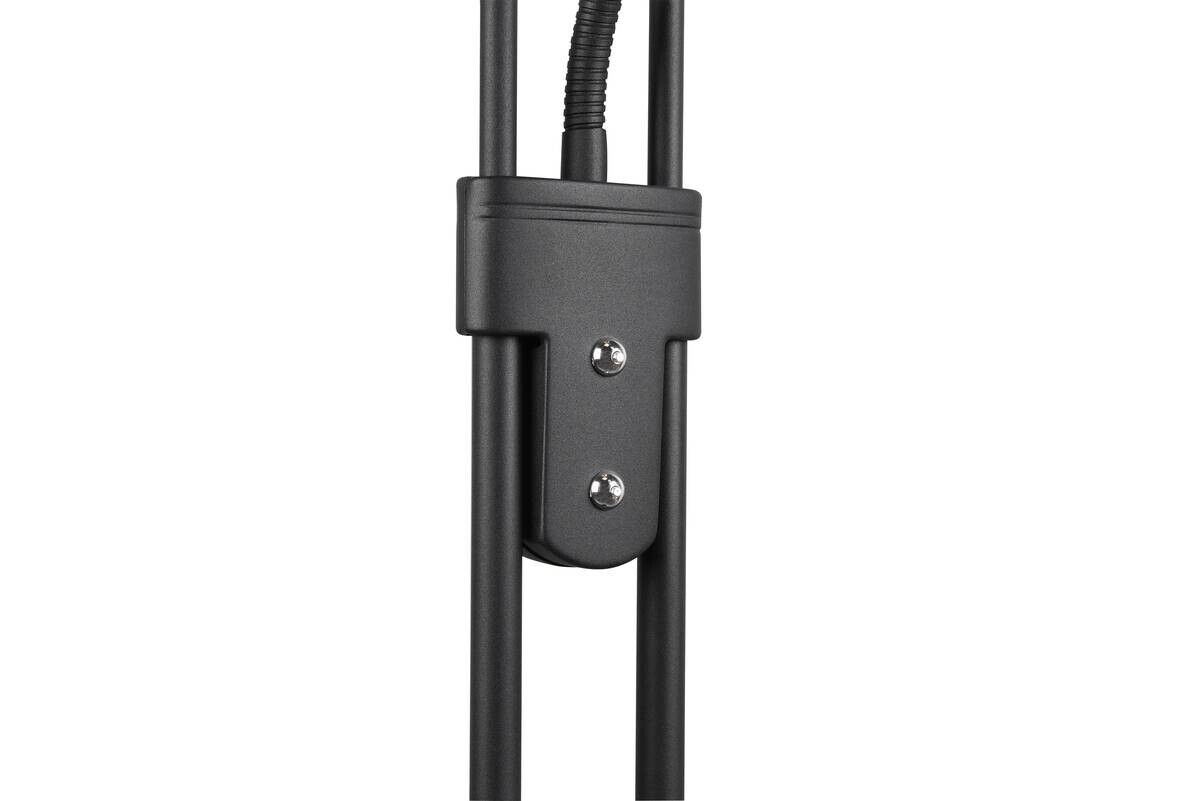 Reality Stehleuchte Orson mattschwarz weiß Metall Glas H/D: ca. 180x32 cm