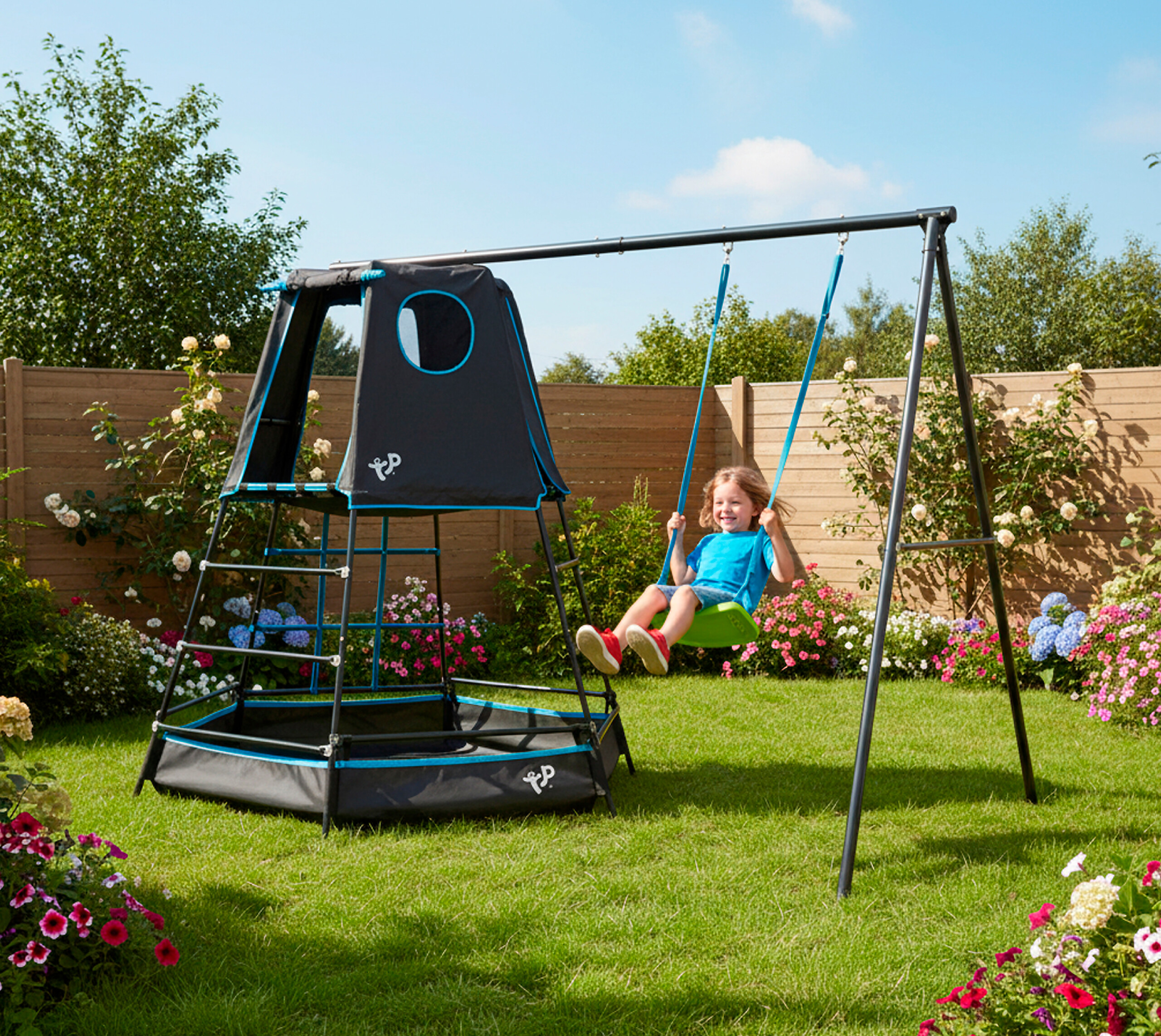 TP Toys Klettergerüst Move schwarz B/H/L: ca. 350x203x119 cm