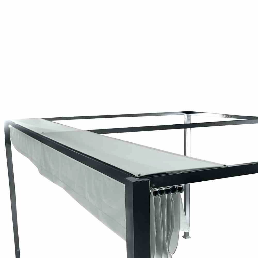 Gardamo Pavillon SKY grau Aluminium