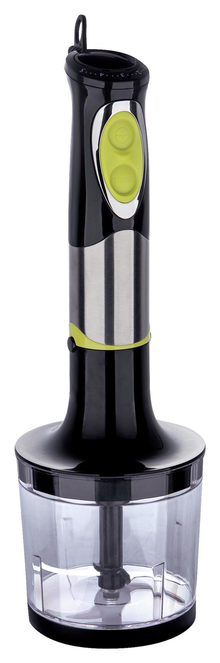 BERGNER Stabmixer grün schwarz Edelstahl B/H/L: ca. 14x23x24 cm