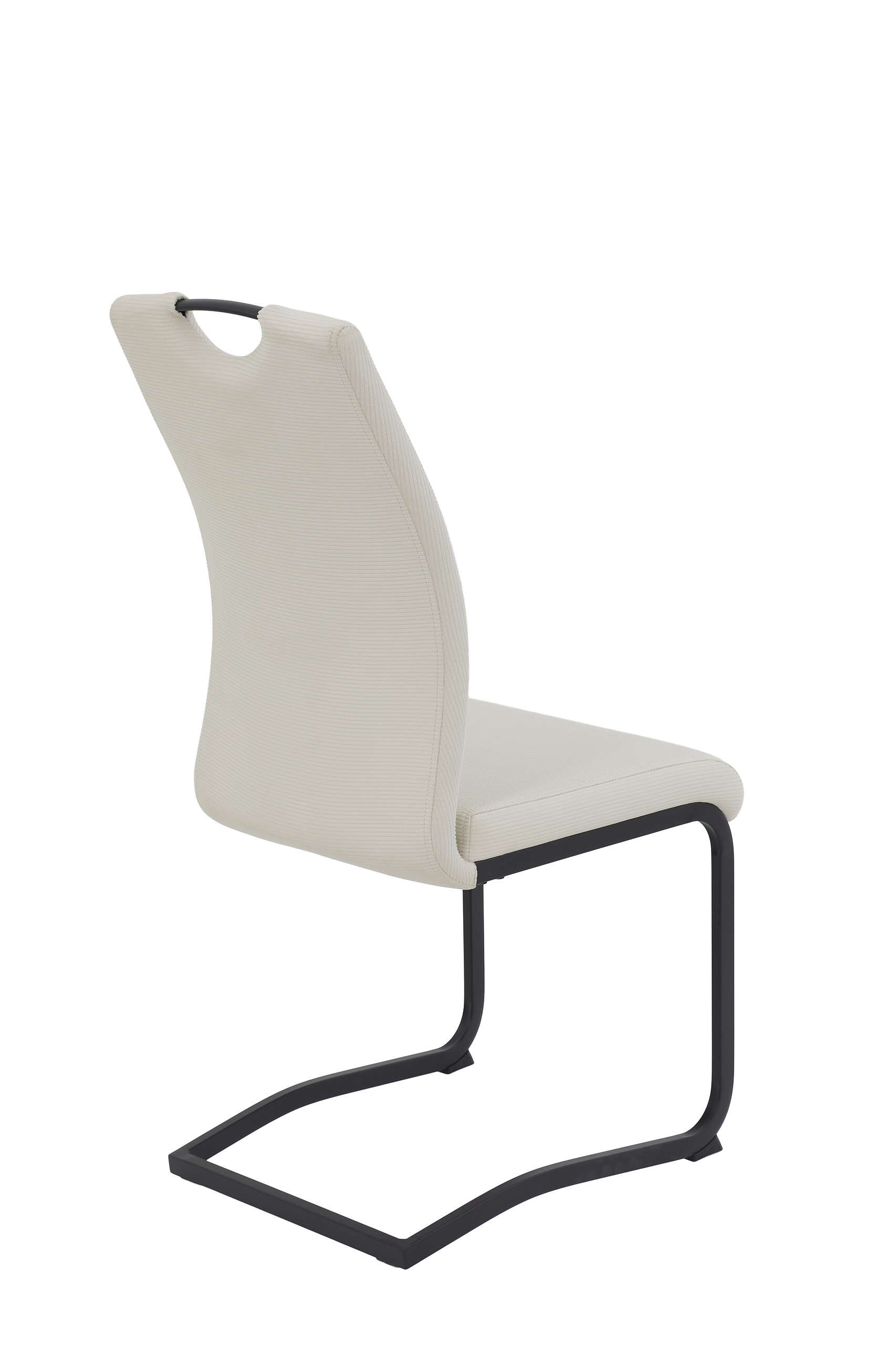 Schwingstuhl Riga beige Samt