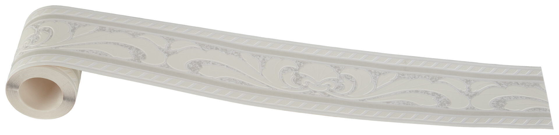 Borte Ornament creme grau B/L: ca. 10,5x500 cm