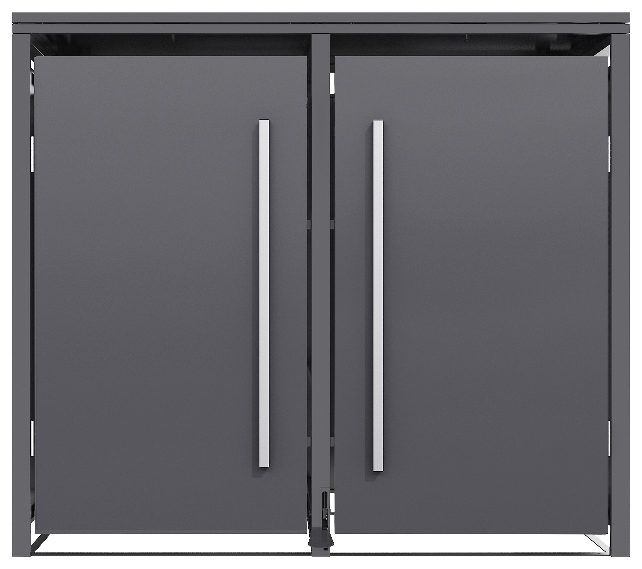 Westmann Mülltonnenbox Pedura anthrazit B/H/L: ca. 132x116x80 cm