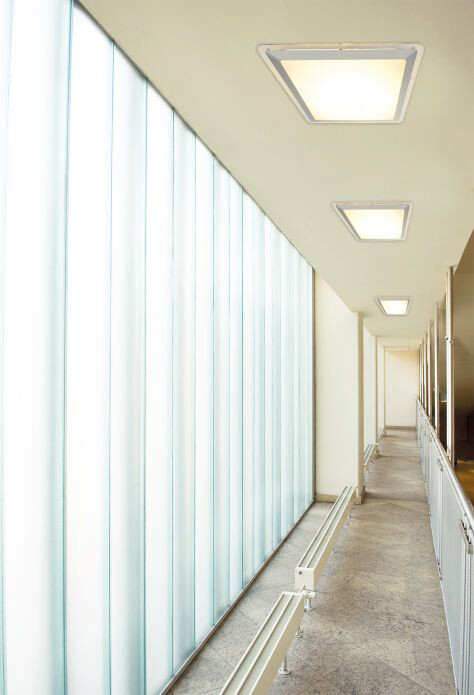 Näve Leuchten LED Deckenleuchte NV1160359 weiß Opal silber Metall Kunststoff B/H/T: ca. 34x8x34 cm null 24 Brennstellen