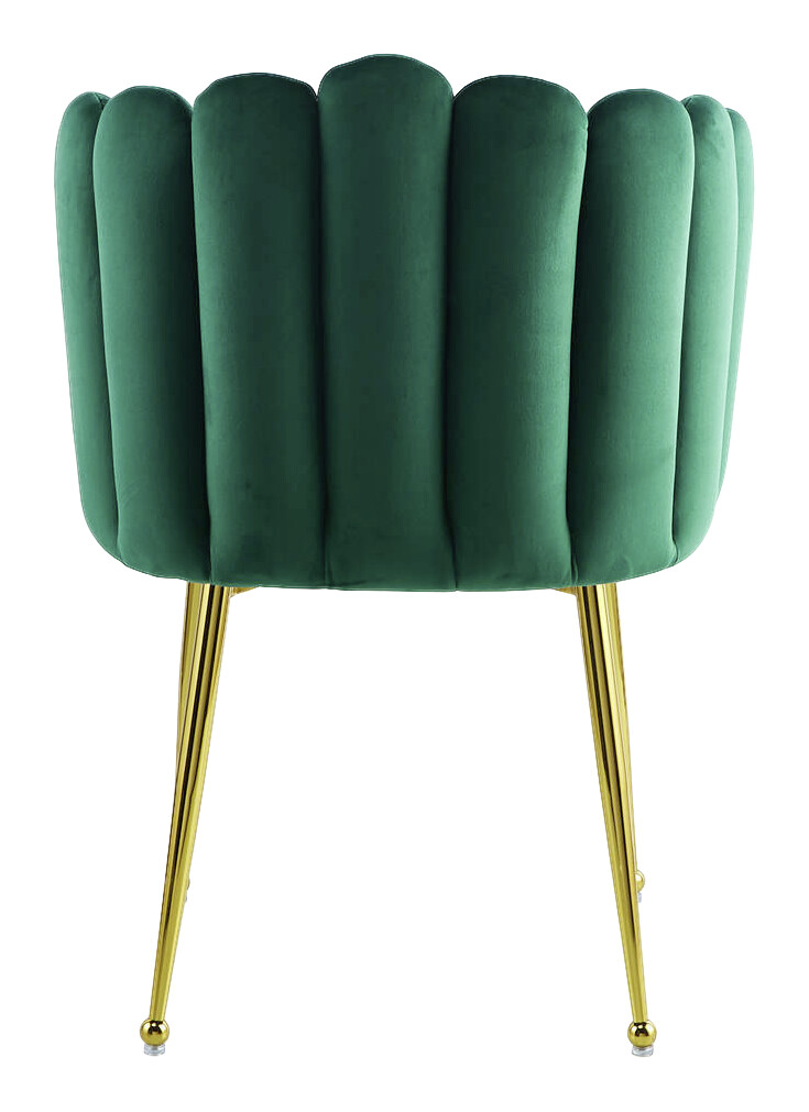 Stuhl Mucha 101 grün Microfaser B/H/T: ca. 59x85x56 cm