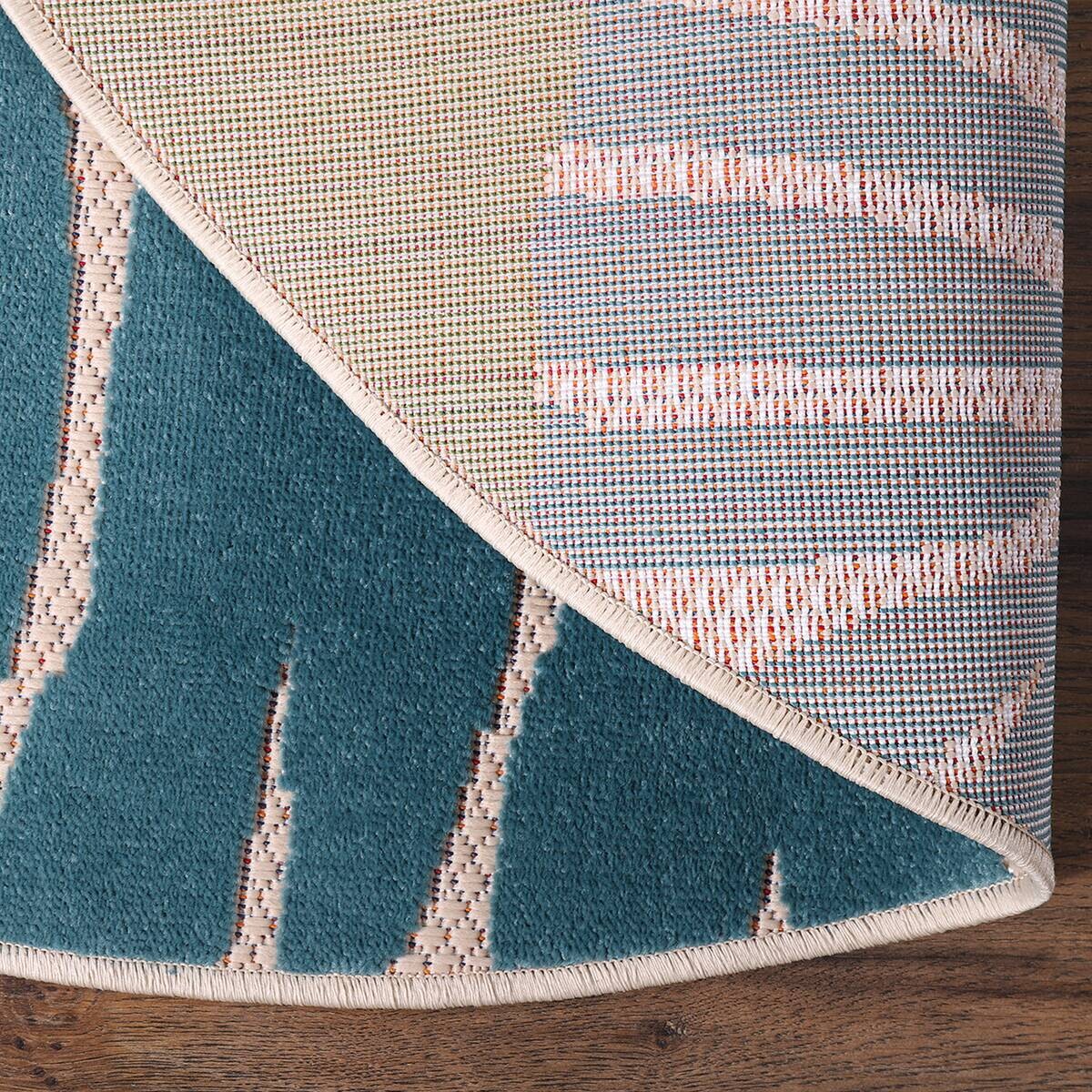 Sanat Outdoorteppich FLORAL bunt B/L: ca. 200x200 cm