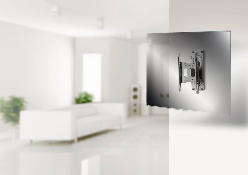 VCM TV-Wandhalterung silber