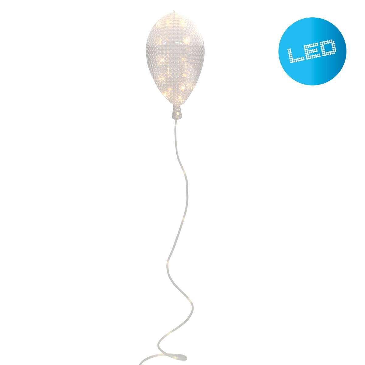 Näve Leuchten LED-Dekoballon weiß Kunststoff B/H/T/D: ca. 35x50x35x35 cm