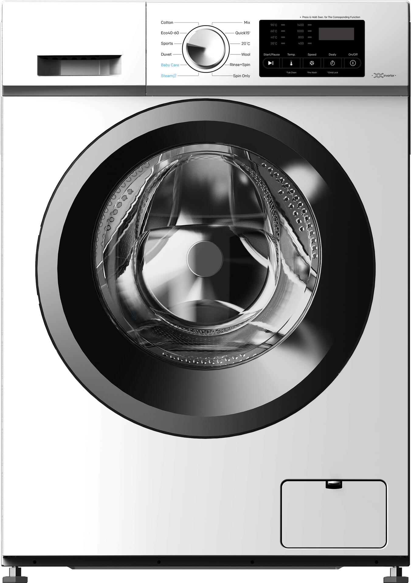 PKM Waschmaschine weiß B/H/T: ca. 59,5x85x44 cm ca. 7 kg